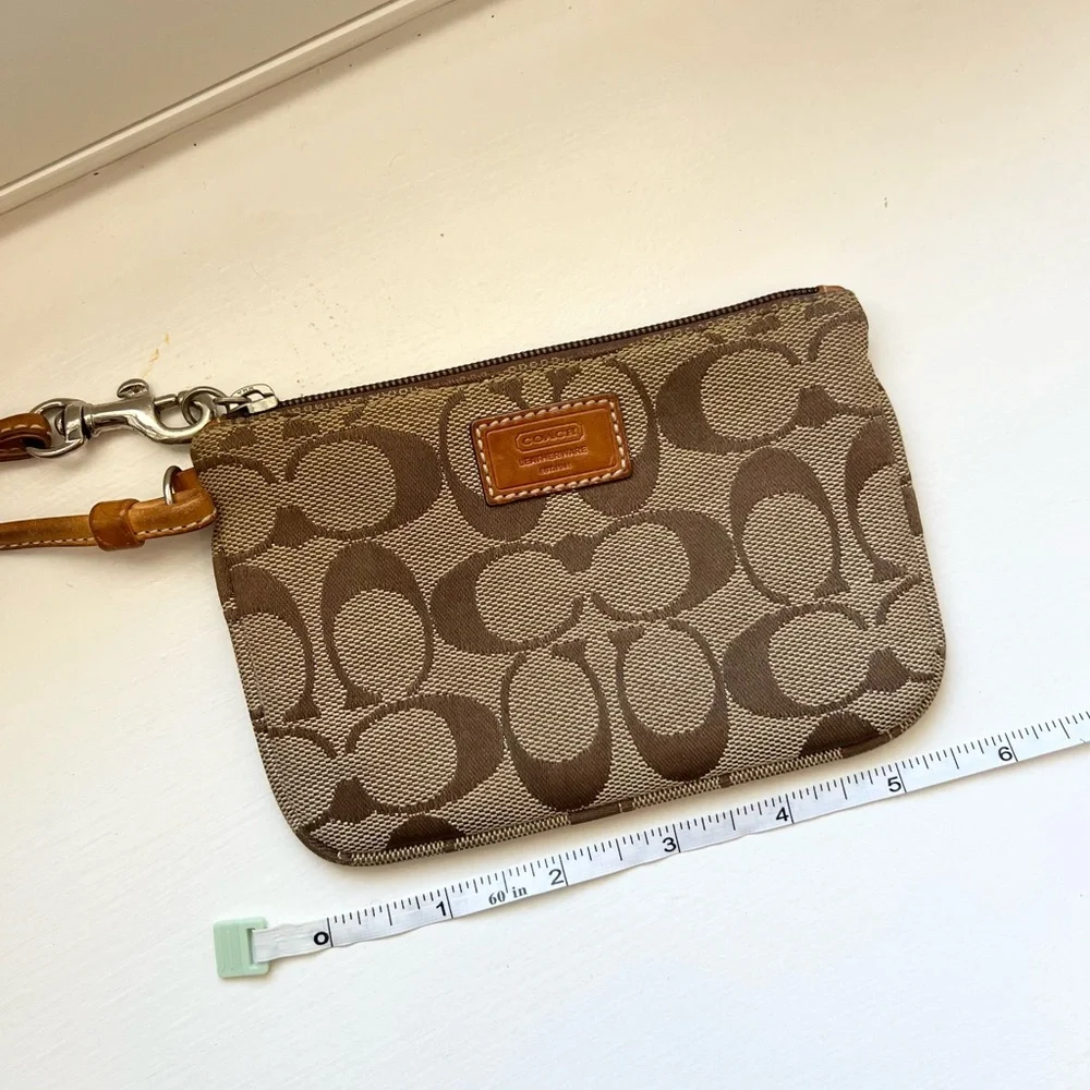 Coach signature monogrammed